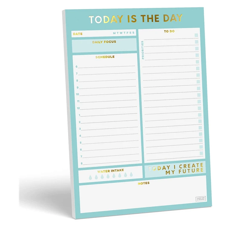 Custom Printed Logo Magnetic Calendar Notepads Weekly Monthly Planner Magnetic To Do List Weekly Planner Notepad For Fridge