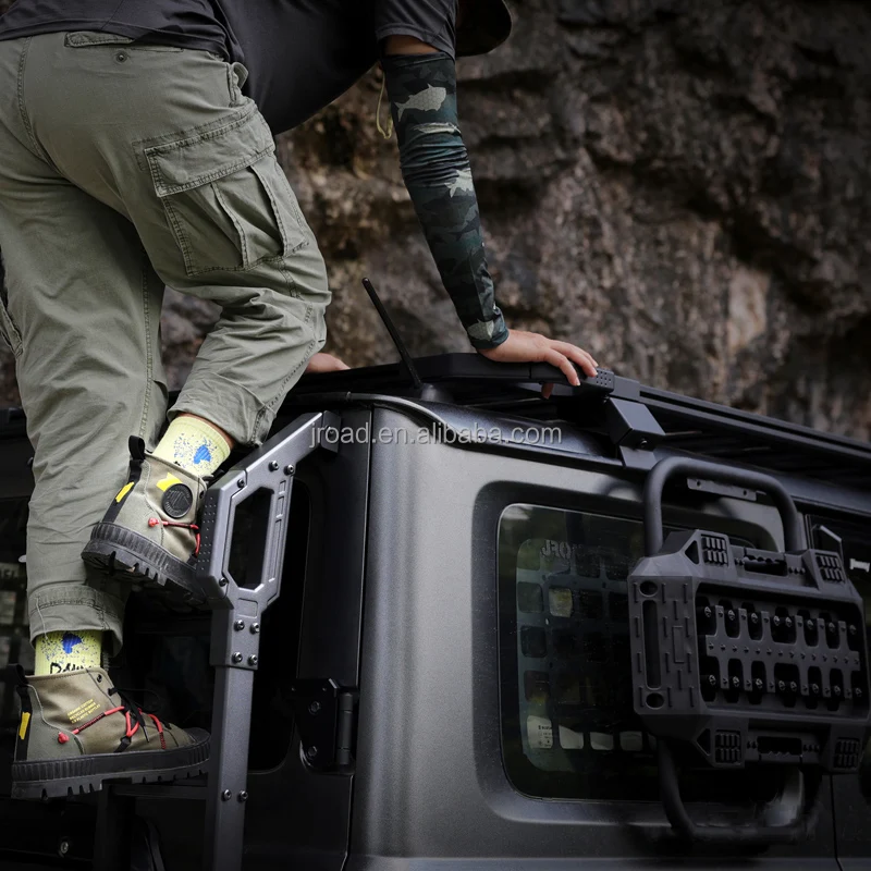 Auto Rack Exterior Ladder Jimny High Quality Rear Ladder Luggage Off-Road for Suzuki Jimny JB74 JB64