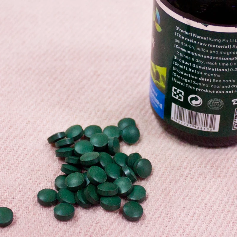 New arrival Herbal Spirulina Tablets Strengthen for Imunity and Health