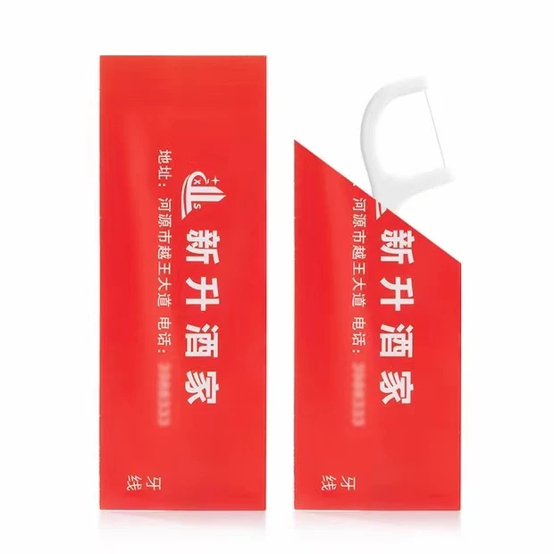 Disposable dental floss pick Individually packaged dental floss sticks custom eco friendly dental floss thread biodegradable
