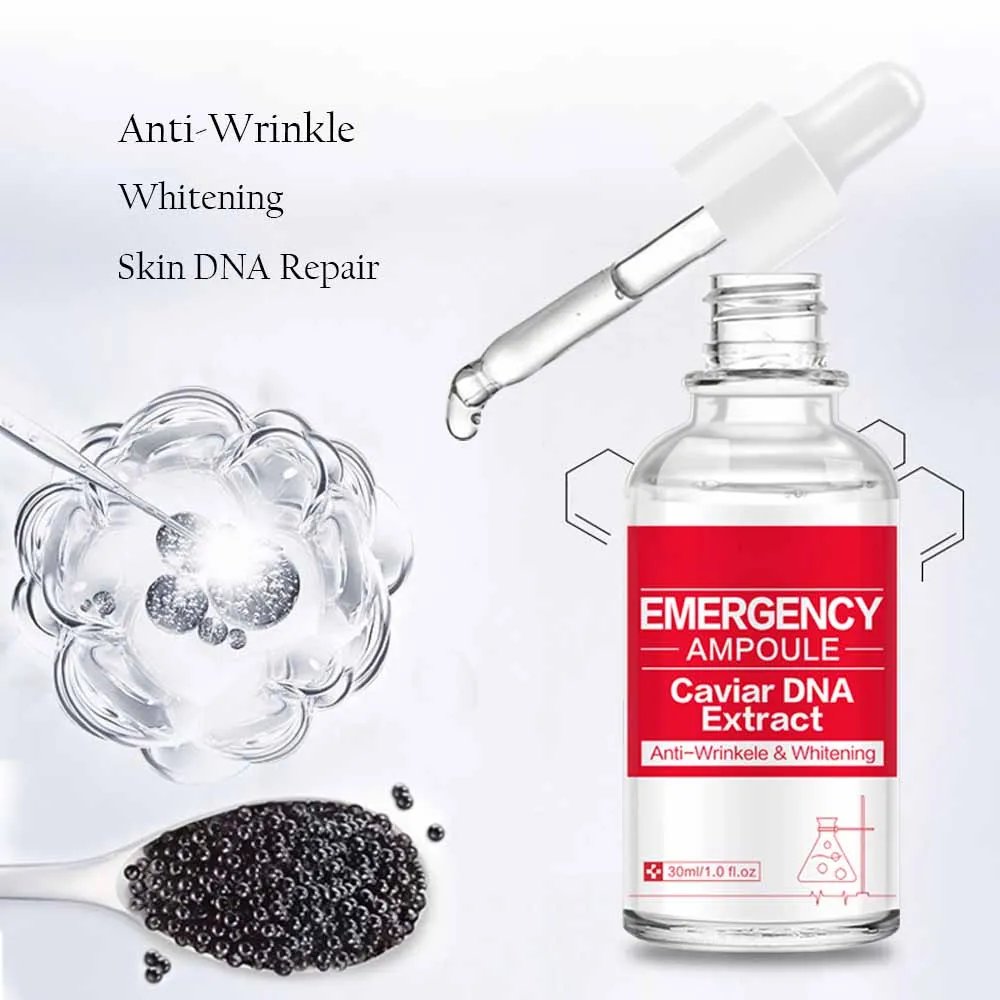 Hot selling firming anti aging repair skin facial treatment extract caviar DNA face serum
