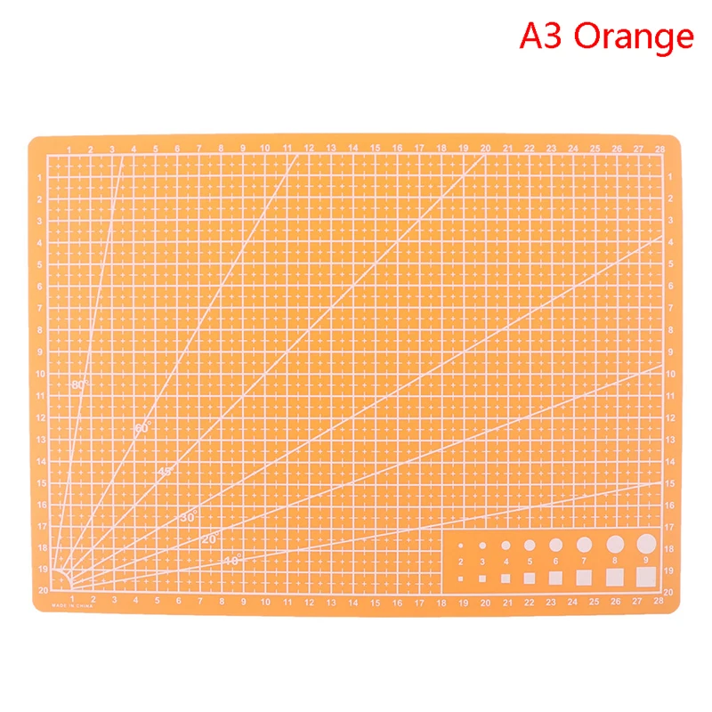 New arrival A3 colorful black /white core high quality cutting mat for office using