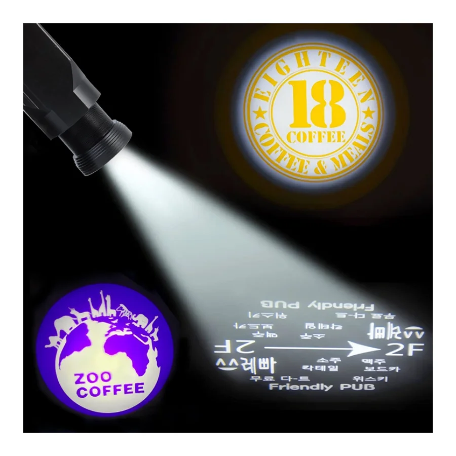 IP67 LED Advertising Light Rotating Gobo Projector Light Laser Projector 40W 80W 100W 400W