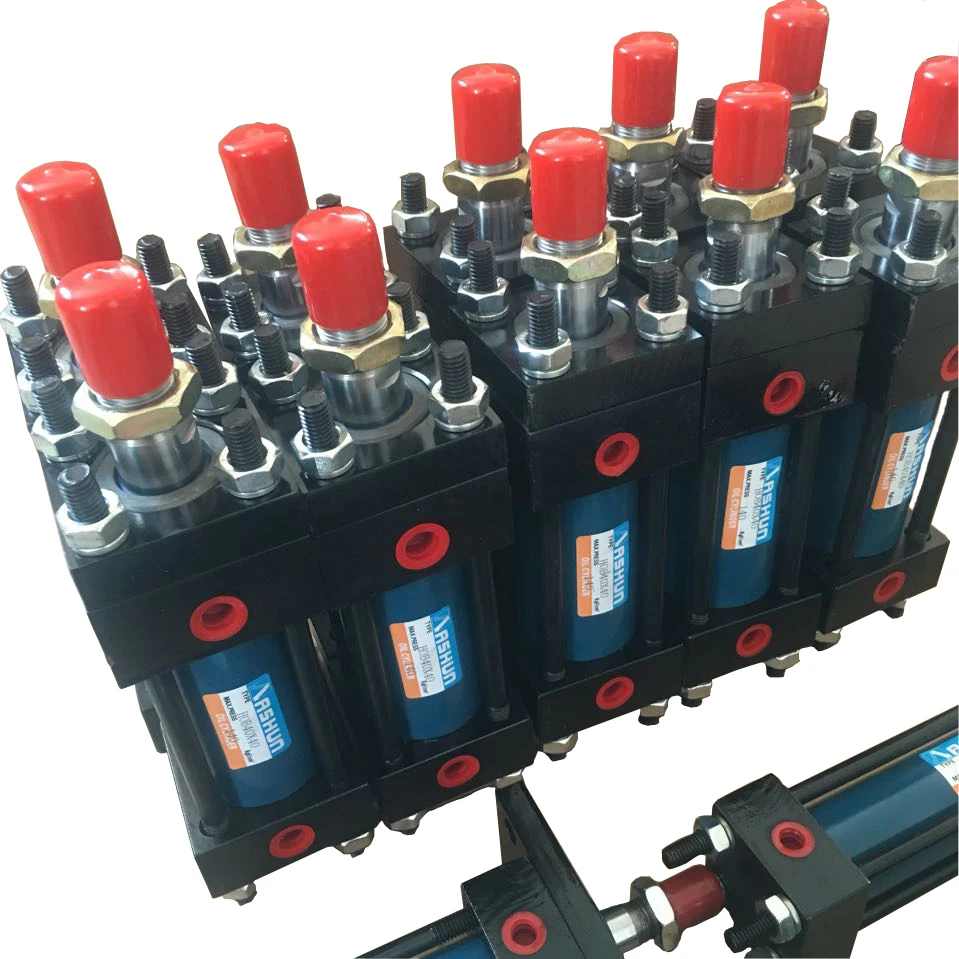Shenzhen Tail truck oil cylinder hot sale manufacturer hydraulic engineering lifting platform of circular hydraulic cylinder