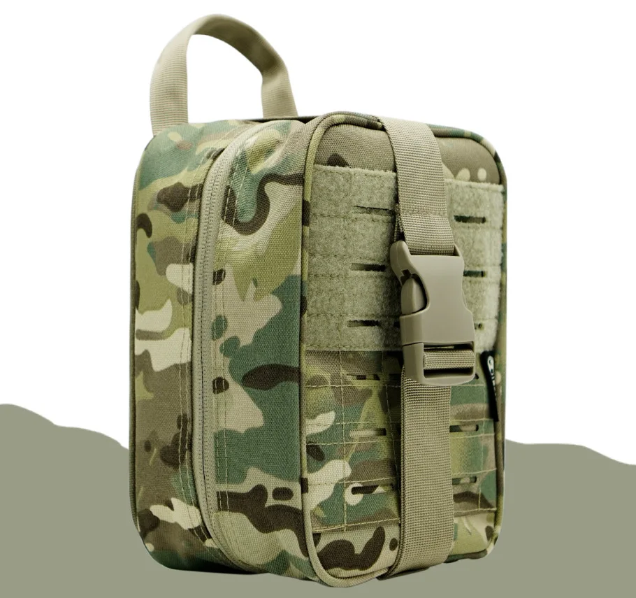 Survival First Aid Kit Medical Pouch Outdoor Emergency Survival Gear and Equipment for Hiking Camping Hunting Travel