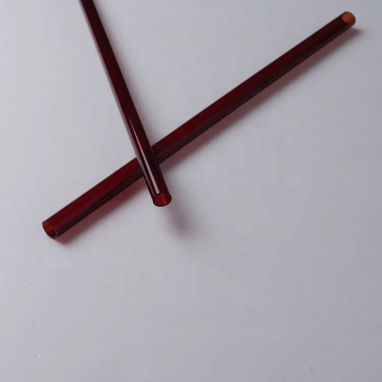 Various Sizes Opaque High-temperature Quartz Tubes Red quartz tube