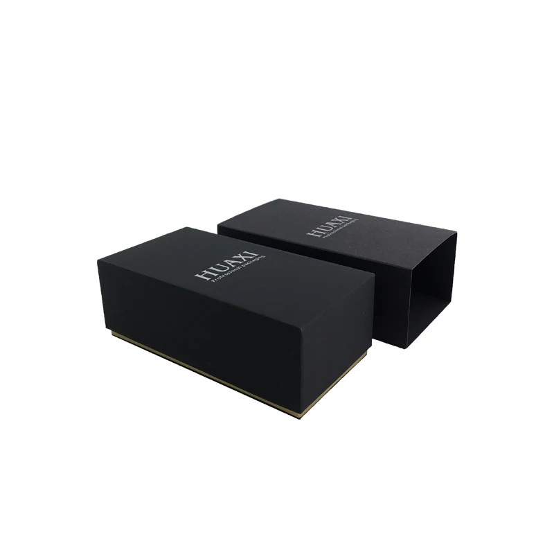 luxury black soft paper personalized best branded watch box