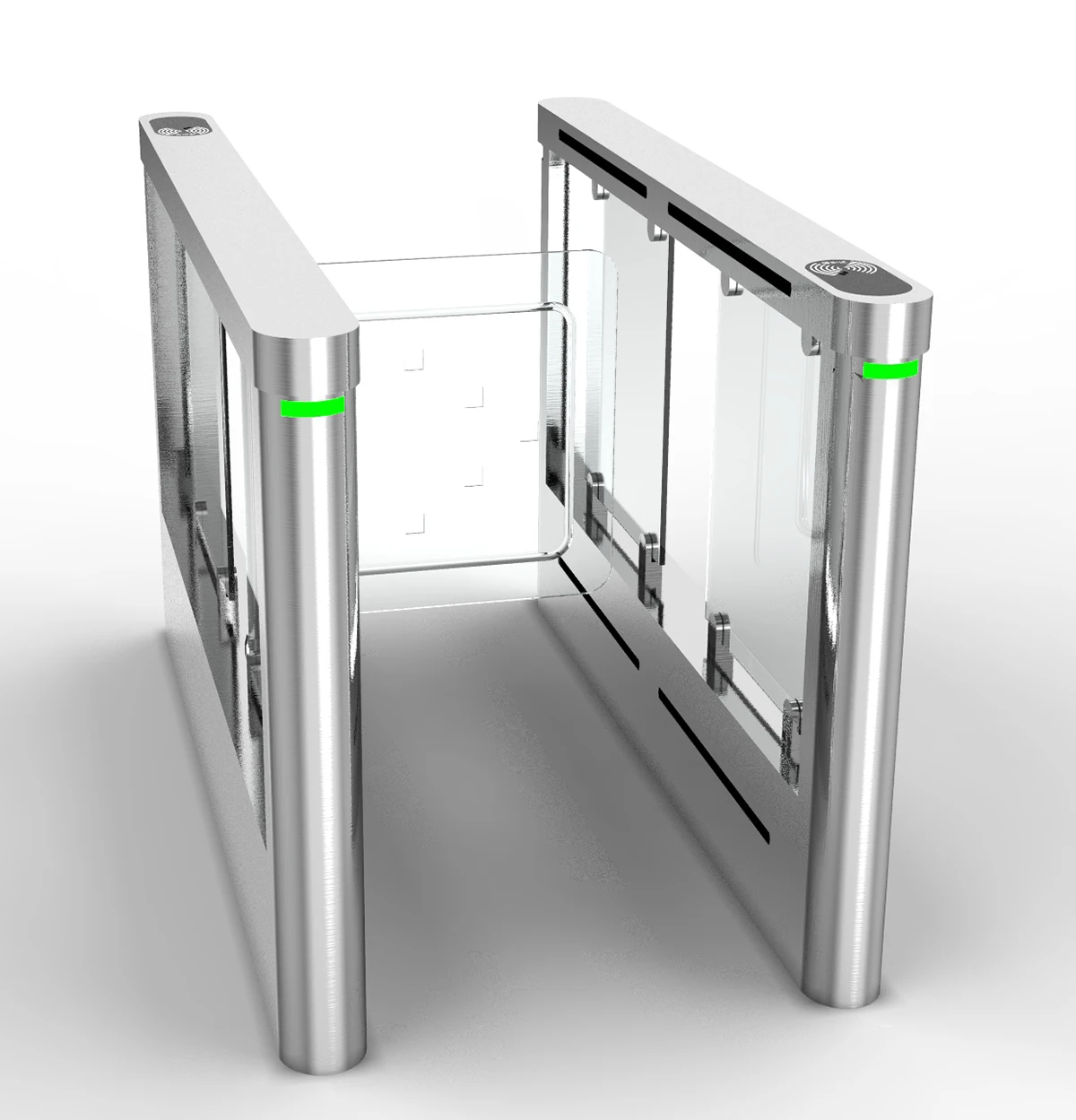 Pedestrian speed gates high speed security swing barriers turnstile touchless speed gate