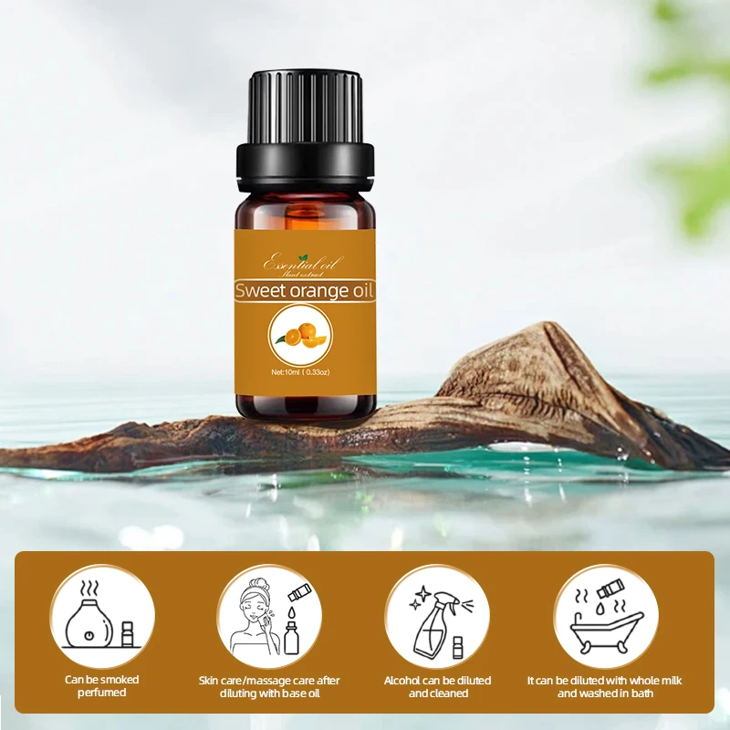 Hot Sell Essential Oils cosmetic grade essential oil fragrance sweet orange for aromatherapy humidifiers