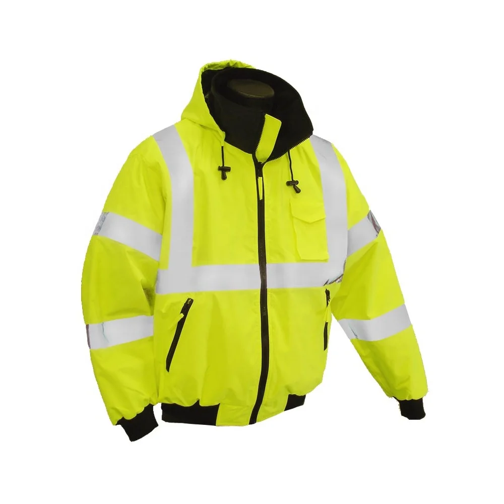 Hi Vis Jacket Raincoat Rain Jacket Waterproof Safety Clothing for Protection