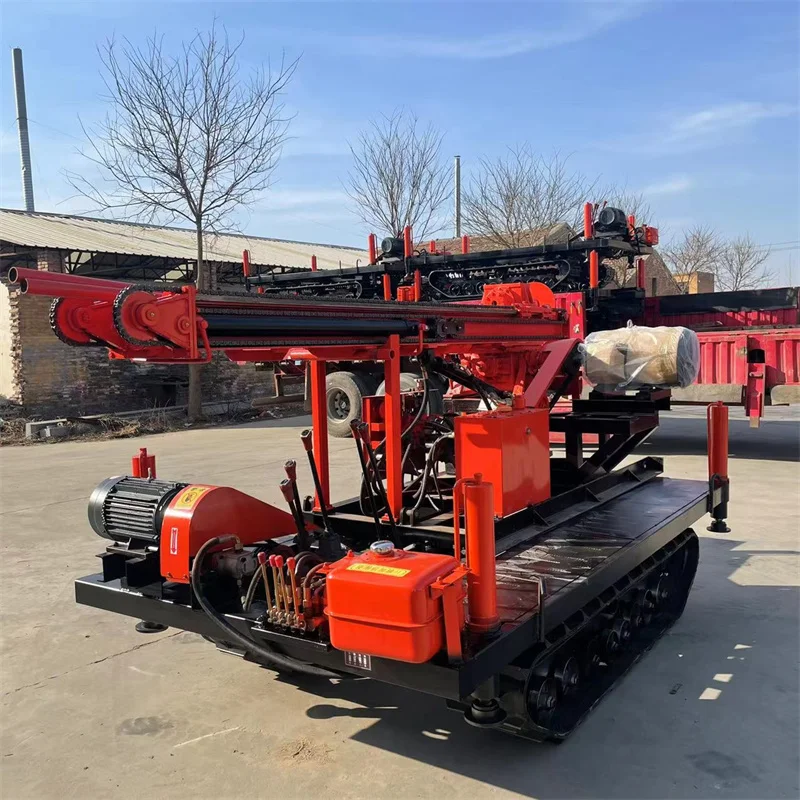 Hot sale Crawler type small drilling rig MGJ-50 Pneumatic hydraulic anchoring drilling rig