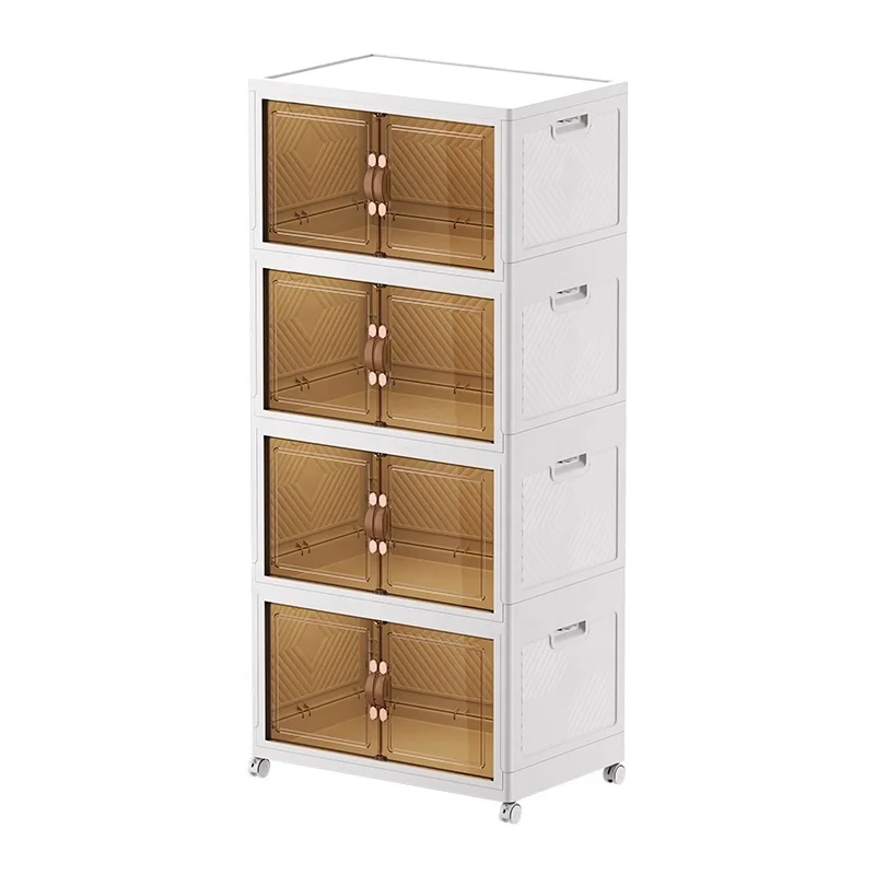 Bedroom living room storage cabinet Storage cabinet Removable  Folding wardrobe Storage box Plastic organizer cabinet