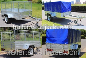 Cage Trailer with PVC Cover