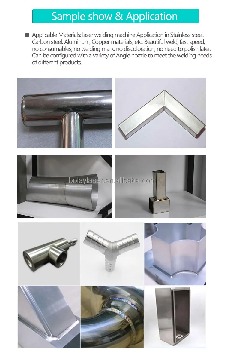 1500w Fiber laser fiber welder automatic fiber laser welding machine for stainless steel aluminum from Jinan Bolay