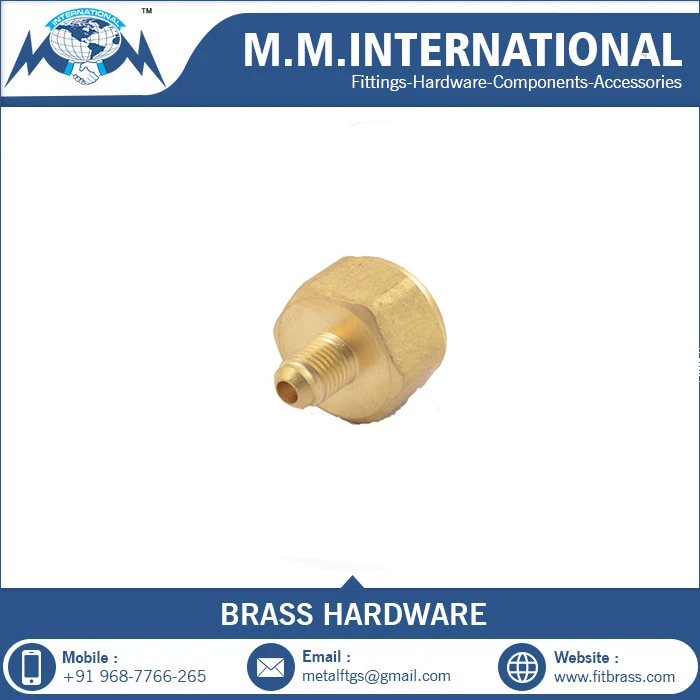 Brass Condenser Union Flare Fittings Forged Metric Fittings