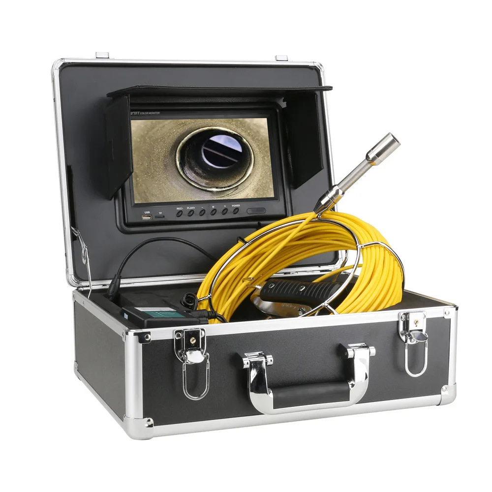 Камера-Эндоскоп промышленная с Wi-Fi, видеорегистратор 9 дюймов, 40 м, IP68, HD, 1000TVL