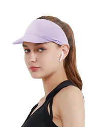 Wholesale Outdoor Sport Sun Visor Hat UV Protection Custom Quick Dry Visor Golf hat