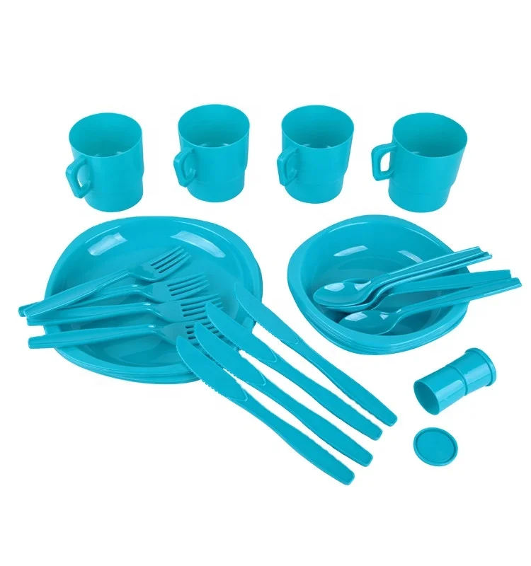 4-Person PP Picnic Set for Family Outdoor Camping Includes 81092#4 Camping & Hiking Essentials