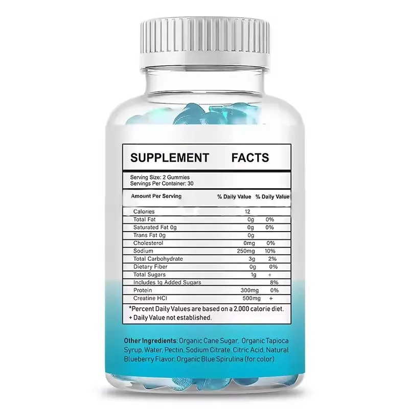 Bear gummy candy support Muscle Growth  contents100% of Organic Creatine Monohydrate gummy candy