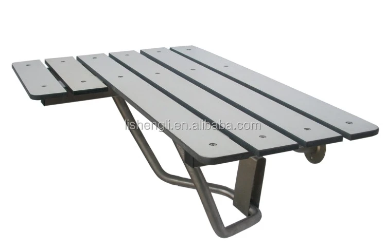 
stainless steel Wall mounted folding chairs foldable shower bench contour seat 