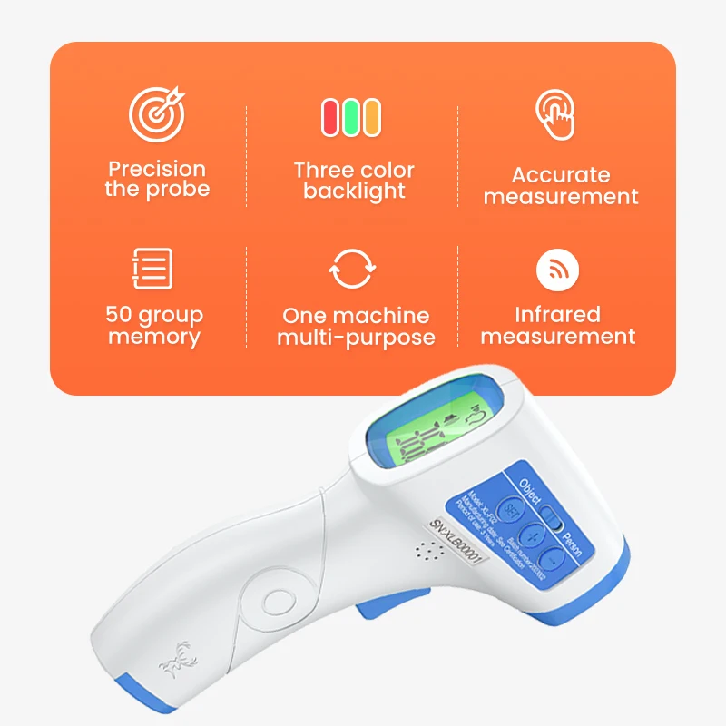  Forehead Thermomter Ir Thermomether Thermometre Body Termometro Fever Termometer Infrared Thermometers Digital Non