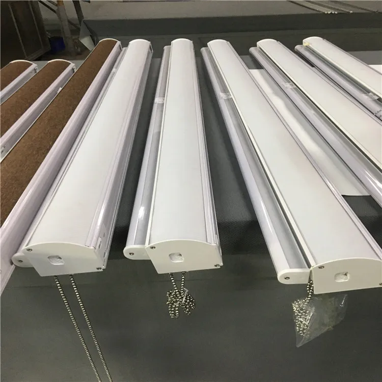 Plastic Chain Control Zebra Roller Blinds Shades Roller,zebra Blinds Fabric French Window Horizontal Pattern All-season Support
