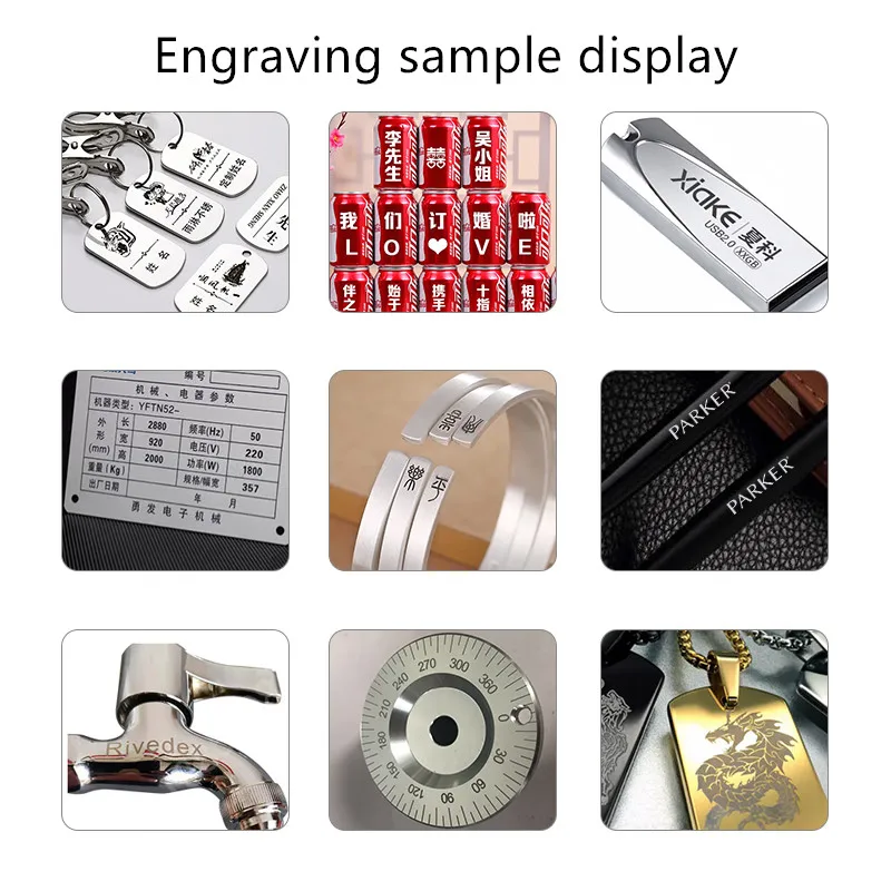 20W Portable Handheld Laser Fiber Marking Machine Laser Marker Laser Engraving Machine