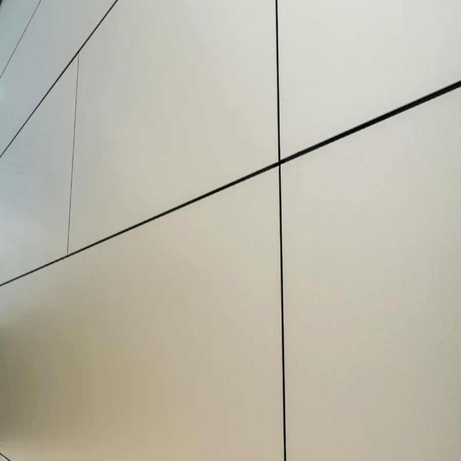 0.25mm Aluminium Thickness External Metal Wall Cladding within 1000-8000mm Length