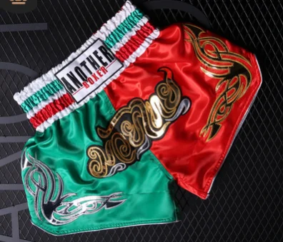 Custom 100 Polyester Elastic Fight Shorts Wholesale Muay Thai Boxing Short Martial Arts