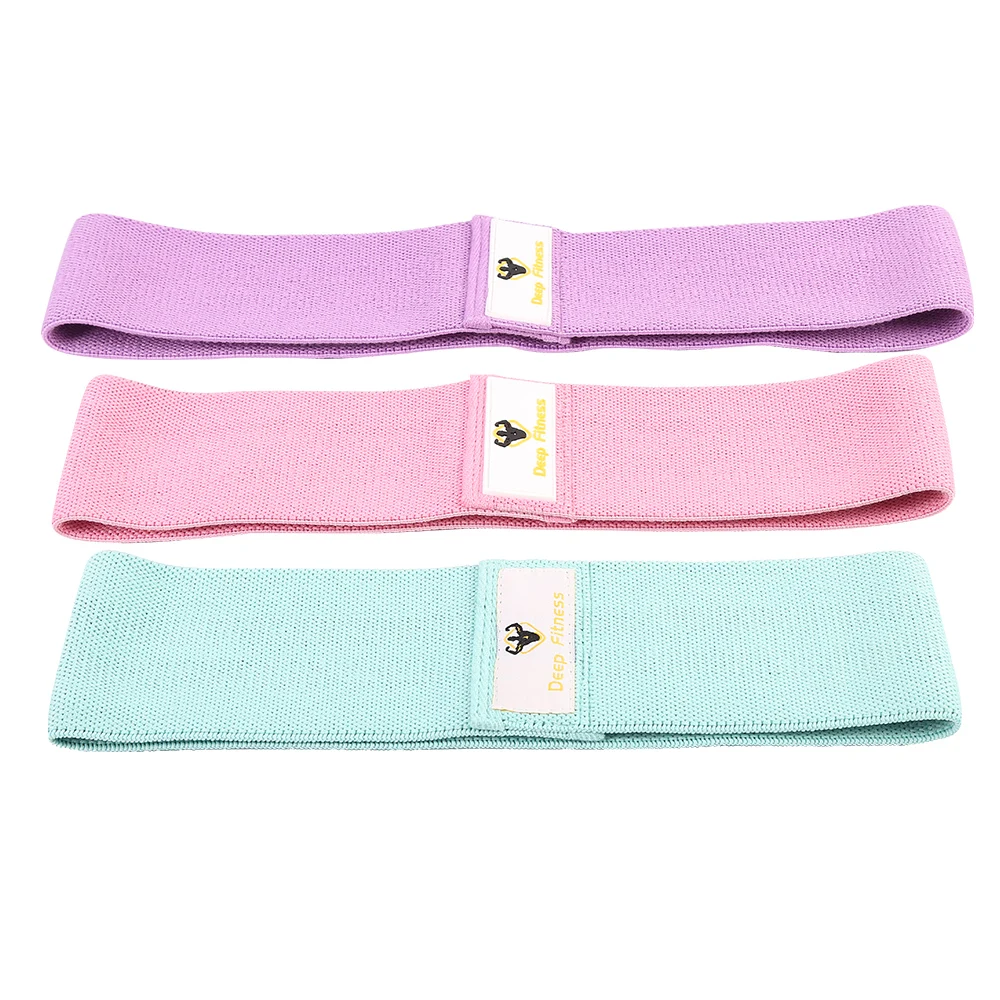 Custom Logo Fabric Hip Thrust Bands For Legs And Butt Workout Booty Bands Hip Circle Bands