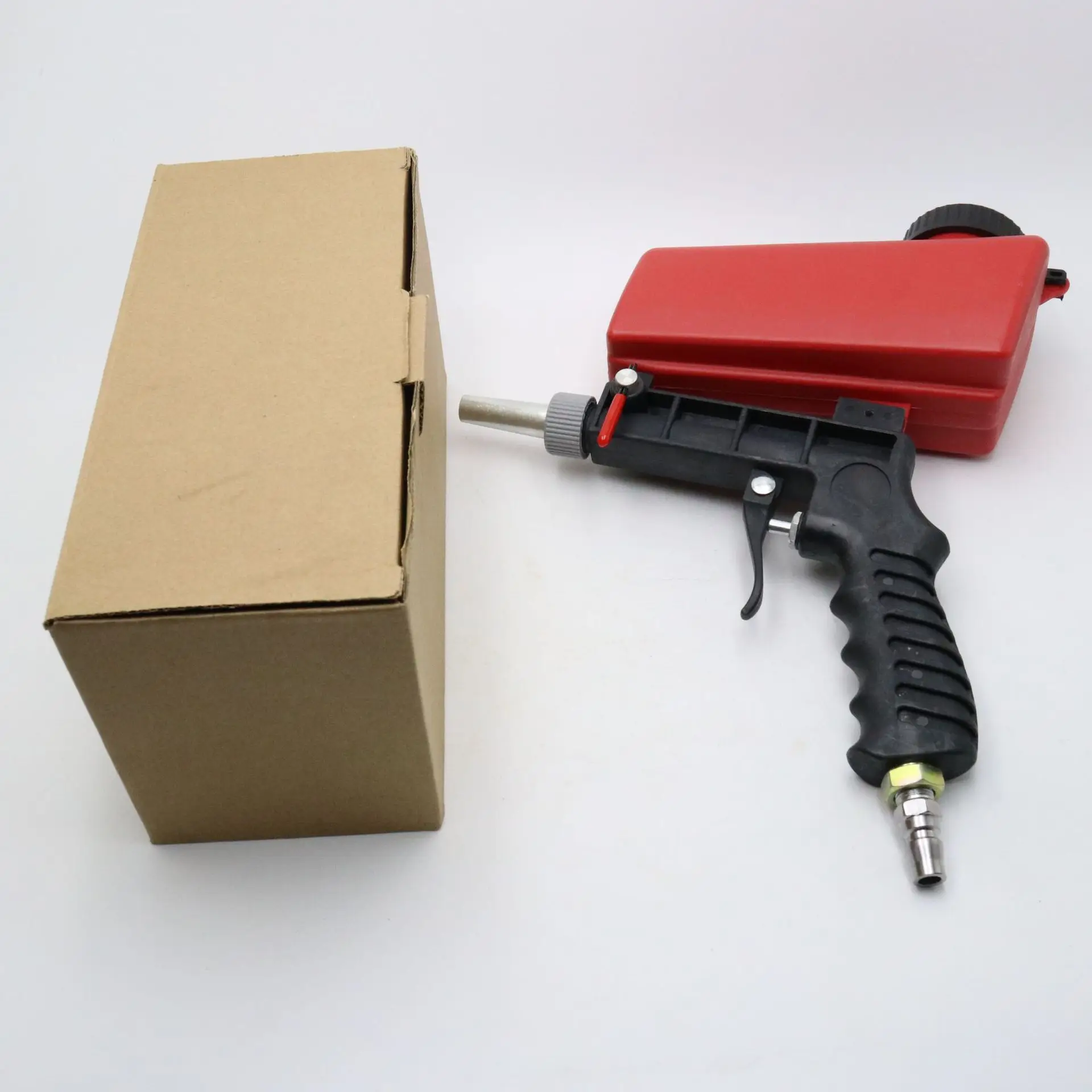 High Quality Gravity Pneumatic Small Handheld Spray Gun Set Adjustable Sandblasting Gun Portable Sandblasting Gun