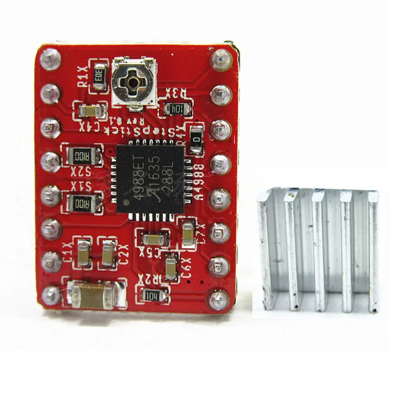 High Quality A4988 Stepper Motor Driver Module 3D Printer Polulu StepStick RAMPS RepRap KQS8