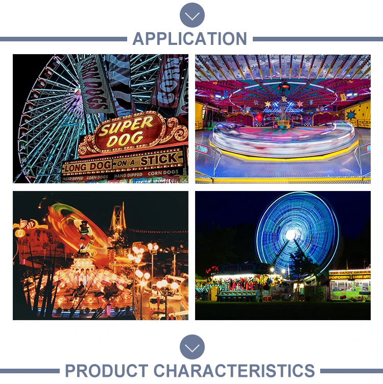 Wholesale Hot Sale Full Colors RGB 24V E10 Amusement LED Outdoor Carnival Light