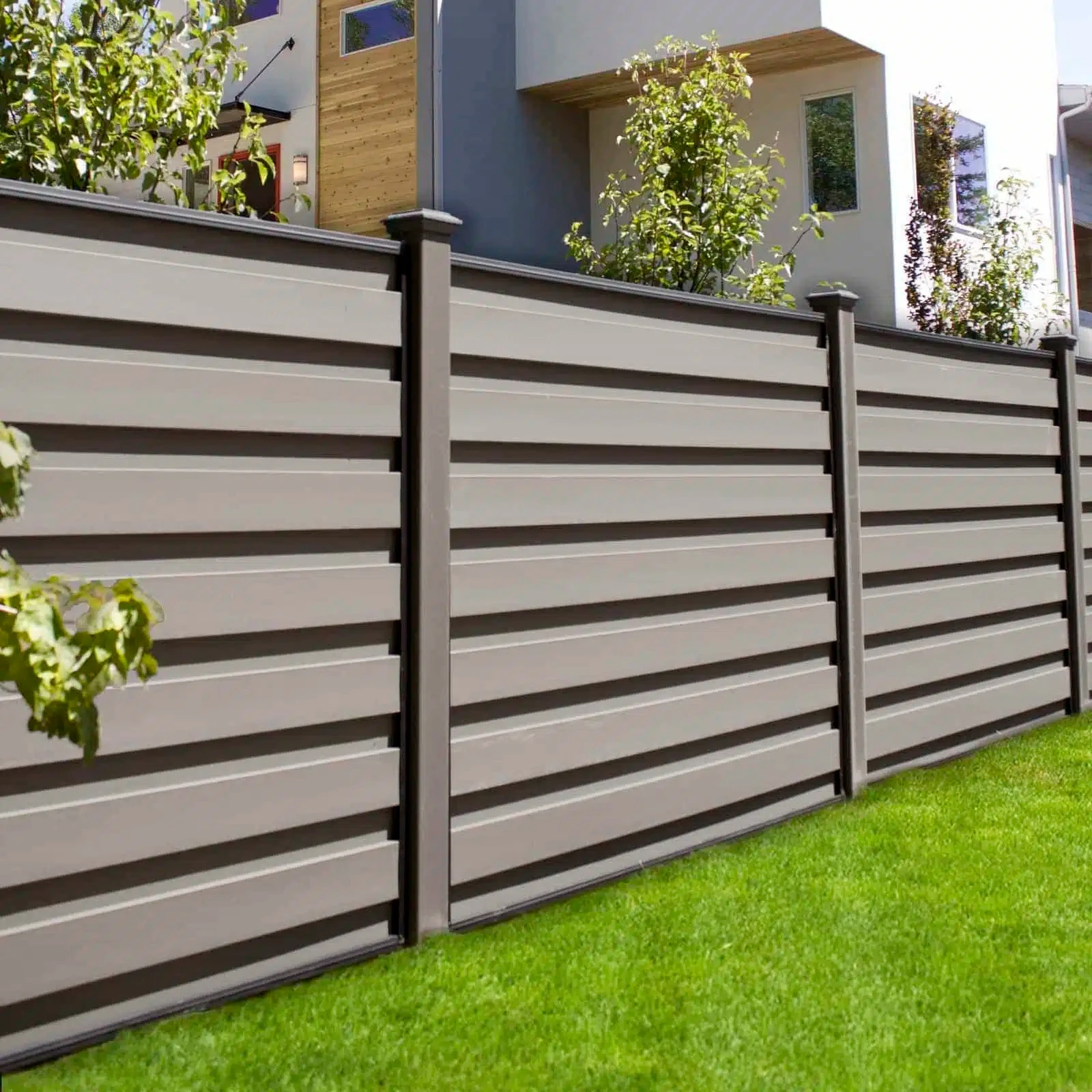 Fences For Houses,Achieve a Cohesive Flow Between Indoor and Outdoor Spaces with Durable, Stylish WPC Garden Fences