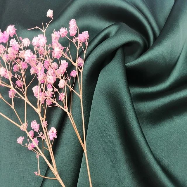 HOT SELLING ARMANI SATIN SILK WOVEN POLYESTER FABRIC