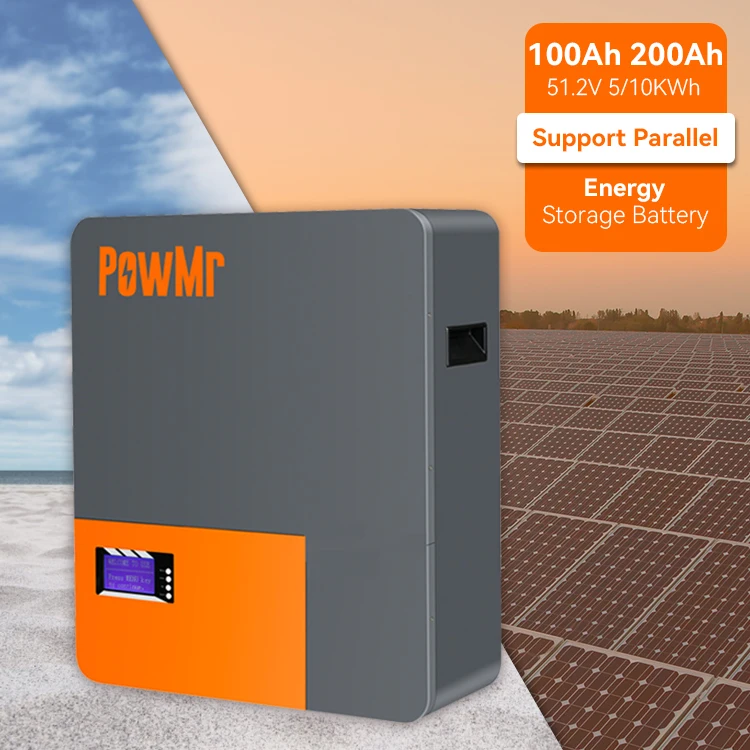 PowMr Wall mounted Solar Energy Storage Battery 100AH 200AH Lithium ion Battery 51.2V LiFePO4 Lithium ion Battery