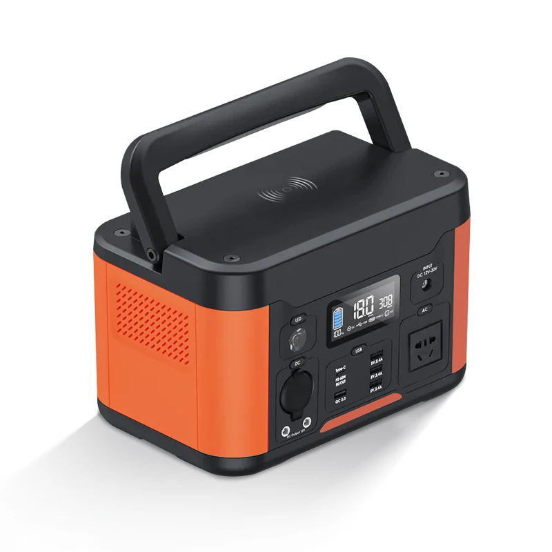 500W Portable Power Station DC12V AC120V Power Supply with Lithium battery 515Wh