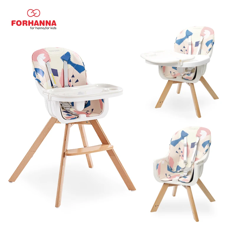 Hanna Ha-008 New Design Nordic Baby Sitting Chair, Baby Furniture Portable Baby Highchair