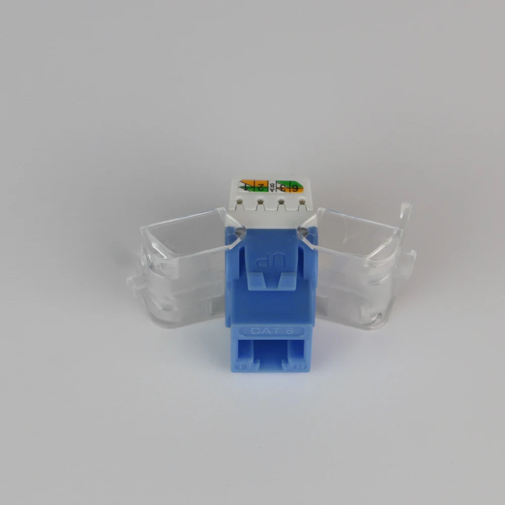  Высококачественный заводской продукт 180 градусов UTP rj45 cat6 keystone jack