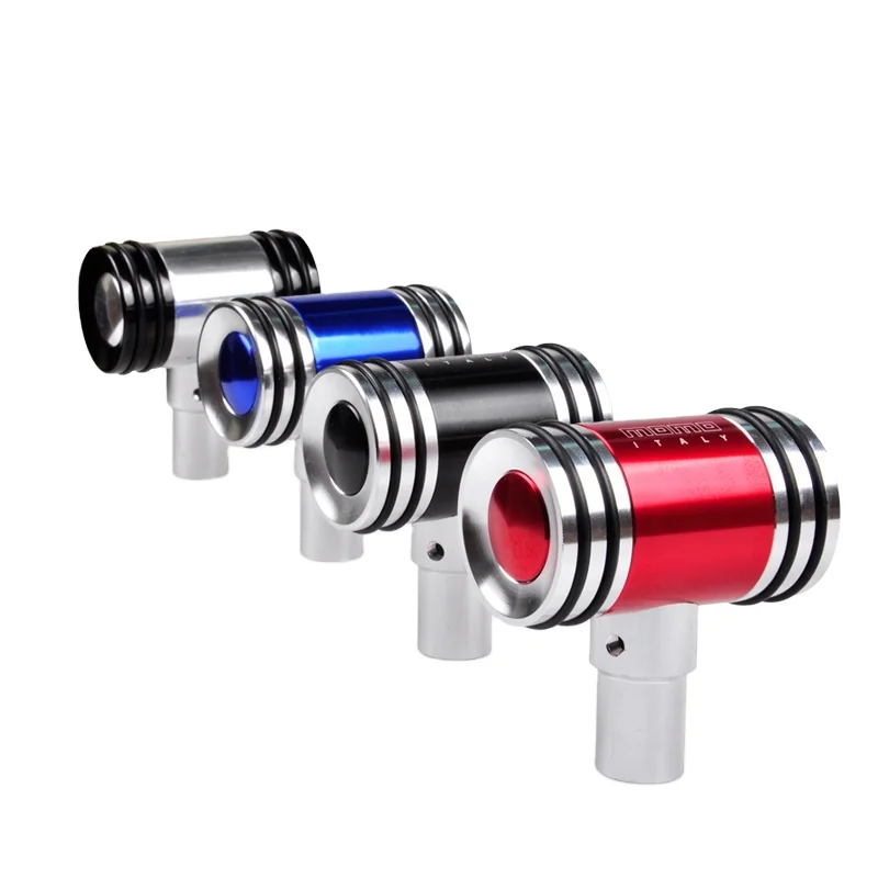 4color Universal Car Aluminum Custom Handles Stick Hand Gear Lever airplane Style Gear Shift Knob