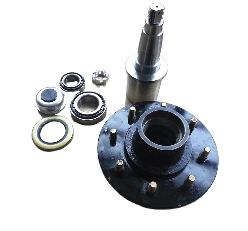 Hot Sale Camper Trailer Half Axle With 8 Bolts Idler Hub New Big Hub Axle Assembly