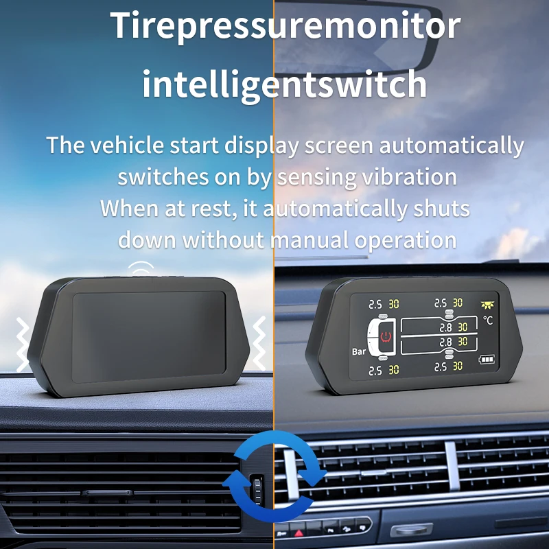 Rugged TPMS for Trucks: Real-Time 6-Wheel Tyre Pressure Monitoring Solution