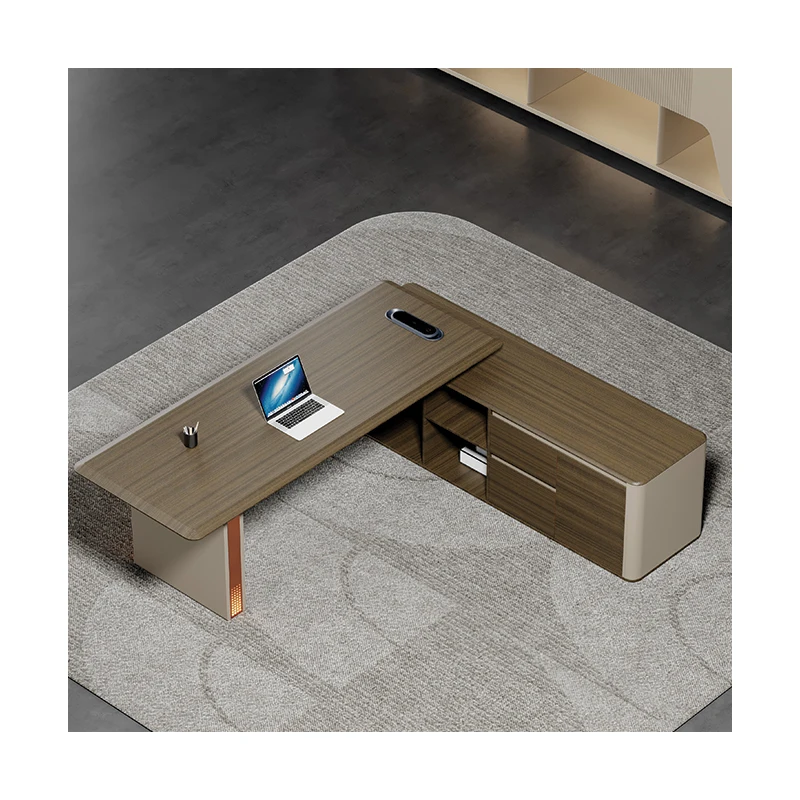 New Product Wholesale luxury wooden office desk office computer desk office table cheap With Professional Manufacturer