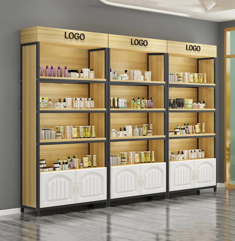 Boutique Cosmetics Display Cabinets Free Combination Supermarket Display Shelves Multilayer Maternal And Child Products Shelves