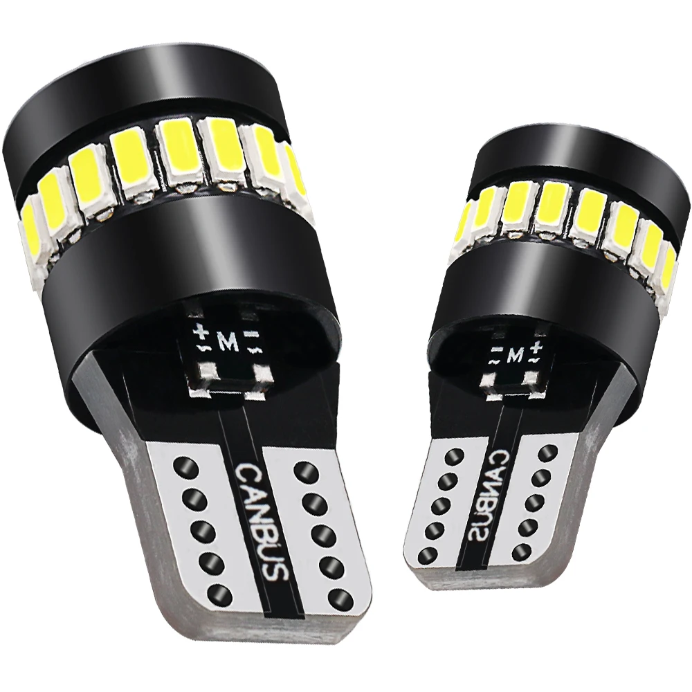 Super Bright 155lm T10 W5w Led 3014 18smd 12v Canbus Auto Bulbs Car Dome Lamp License Plate Light