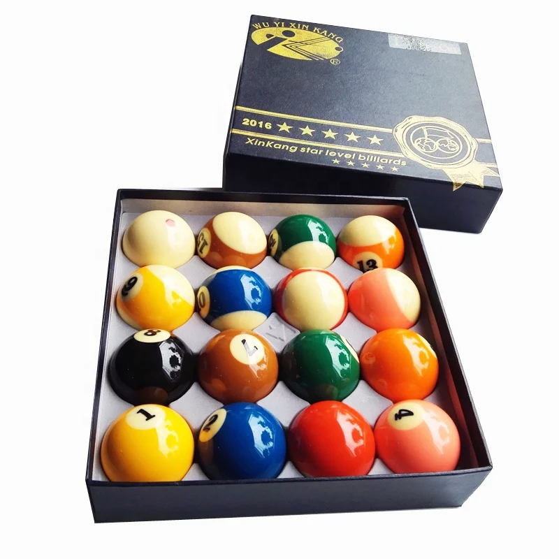 
High quality 57.2mm 16pcs/set TV-pro 5 star billiard pool ball for sale 
