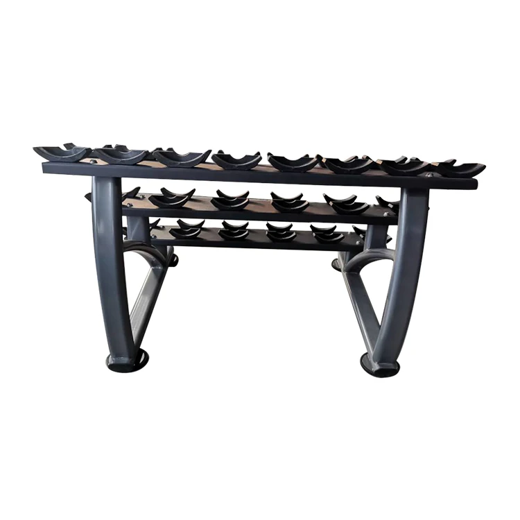 Gym equipment wall mounted barbell bar storage rack