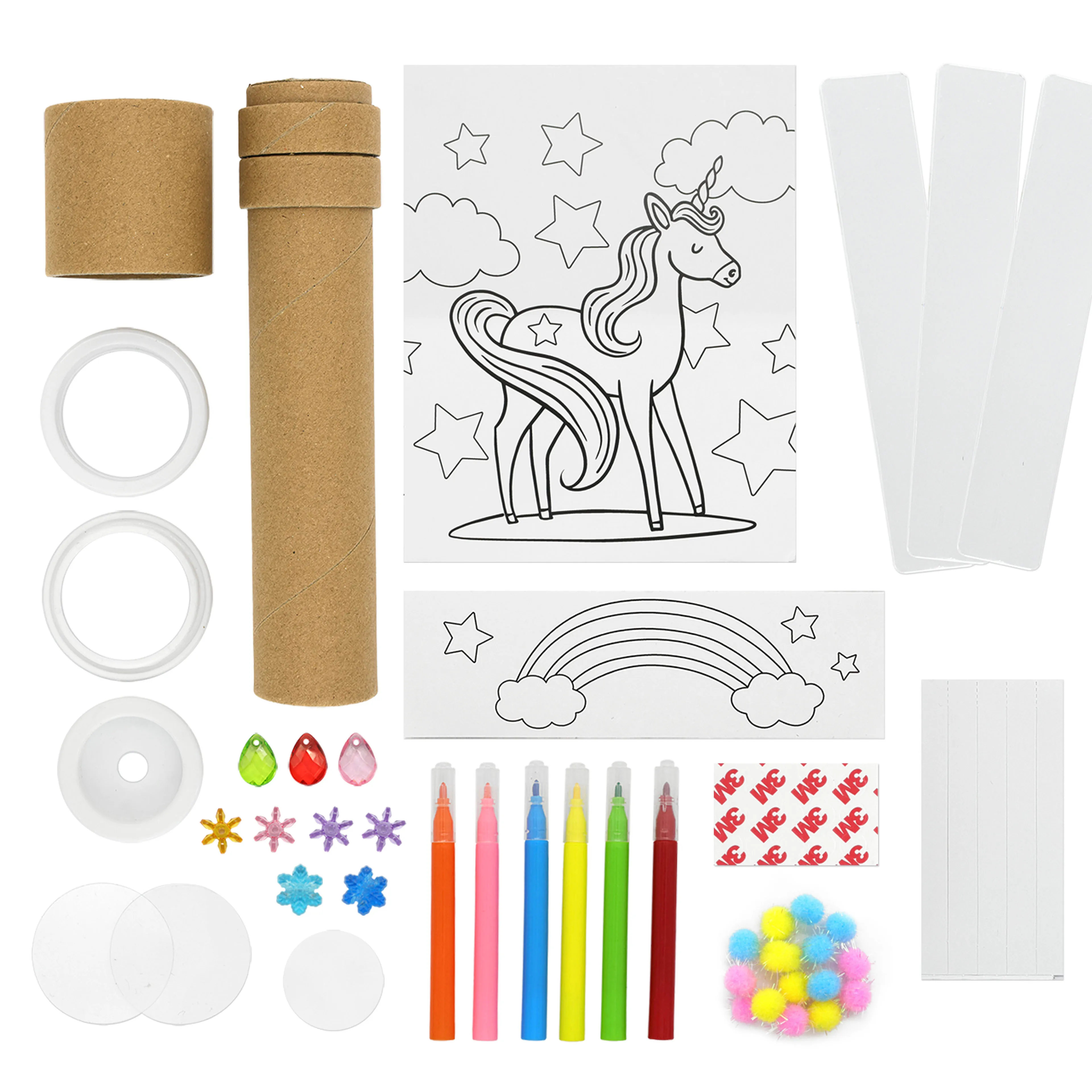 DIY STEM KALEIDOSCOPE KIT-UNICORN