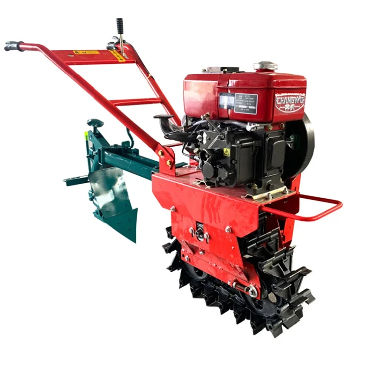 Mini tractor diesel power rice Tiller Cultivator tiller plowing machine / Agricultural Rotary Tiller/plough machine