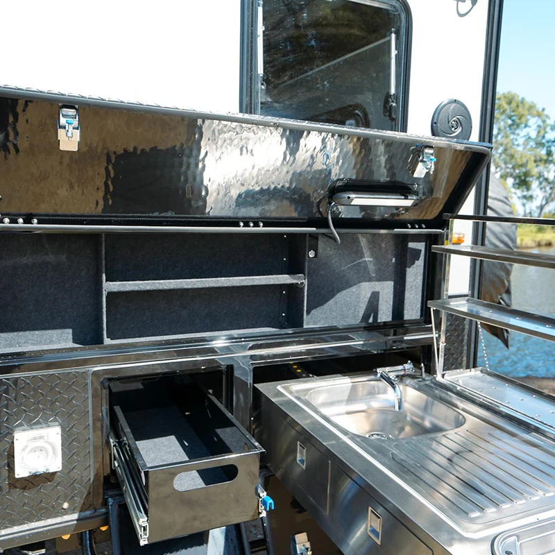 SAINTFAN AS002 Australian Standard Luxury Rv Motorhomes And Caravan Camper Travel Trailer Manufacturer